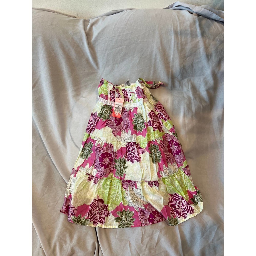 100% Happy (Target) Flower Dress Girls 4